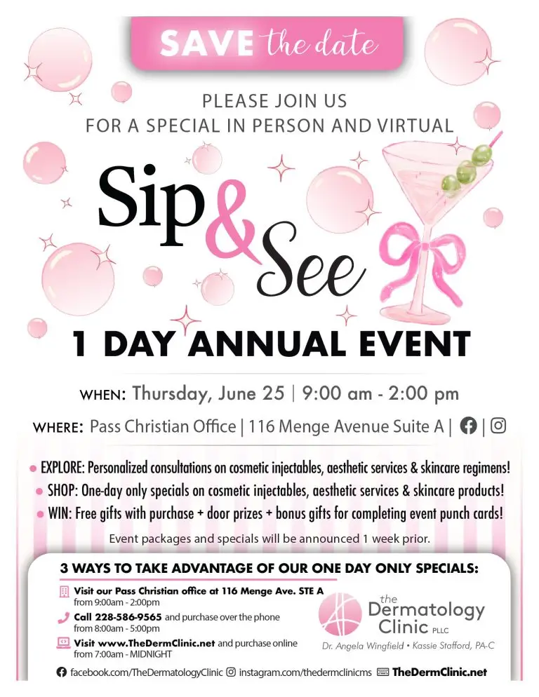 Save The Date – Thur., June 25 – Sip & See 1 Day Annual Event