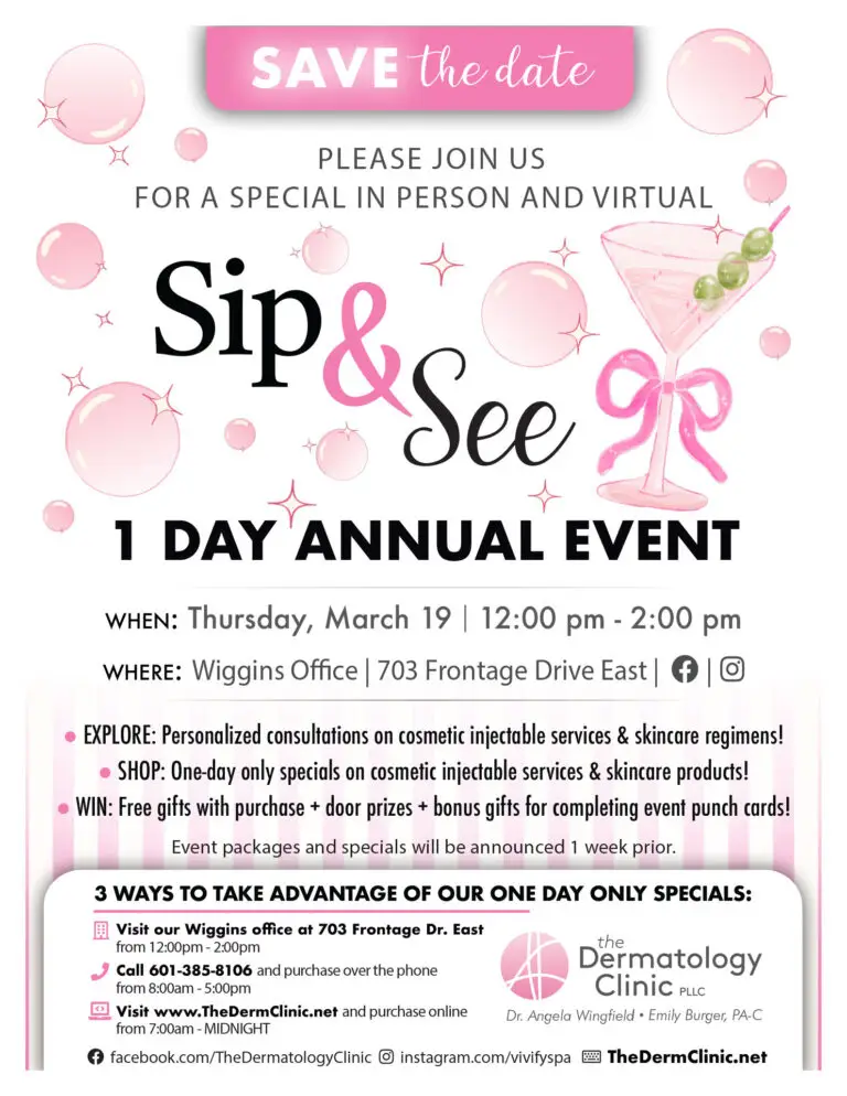 Save The Date – Thur., March 19 – Sip & See 1 Day Annual Event