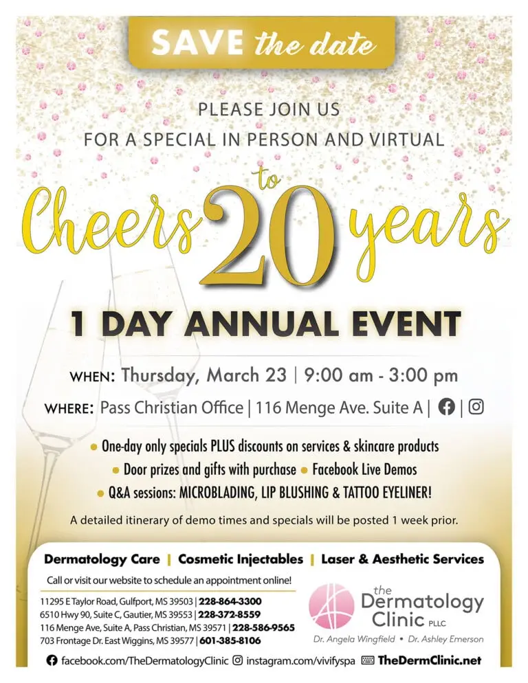 Cheers to 20 Years 1 Day Annual Event